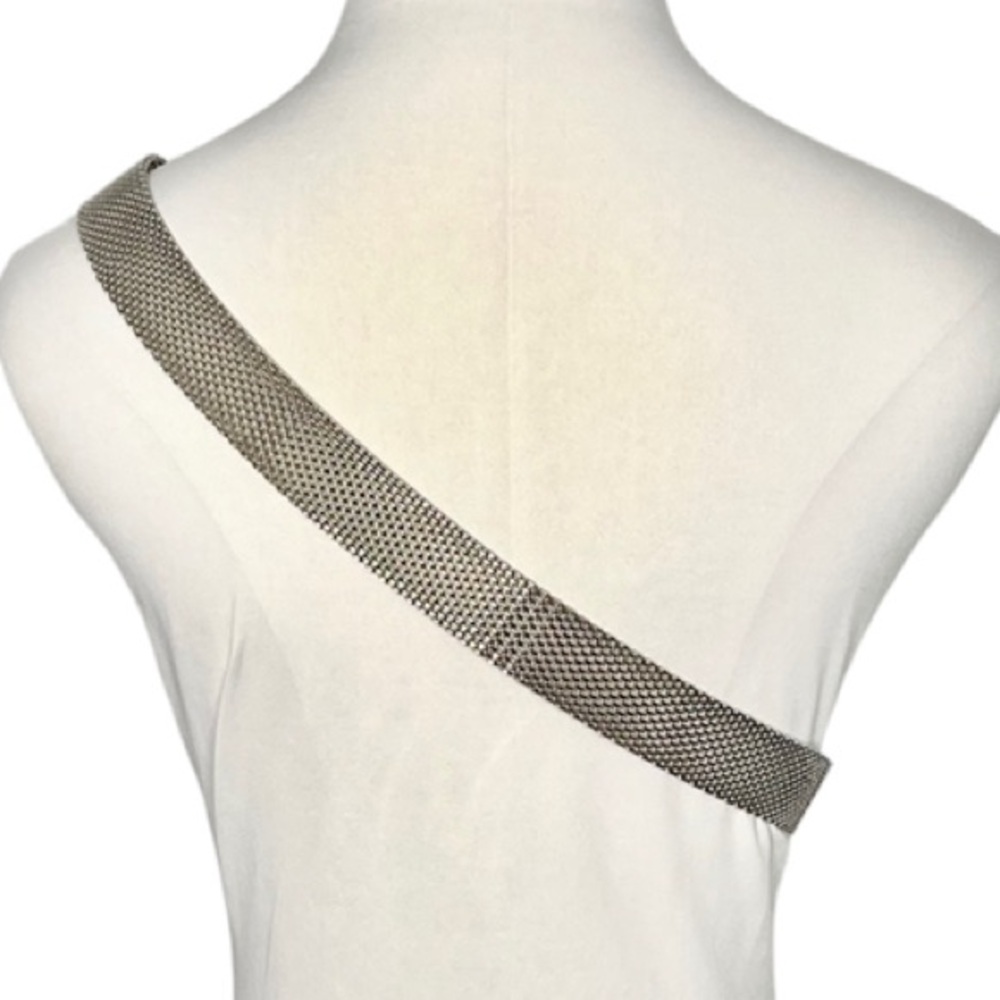 METALLIC MESH ADJUSTABLE STATEMENT BELT - image 2